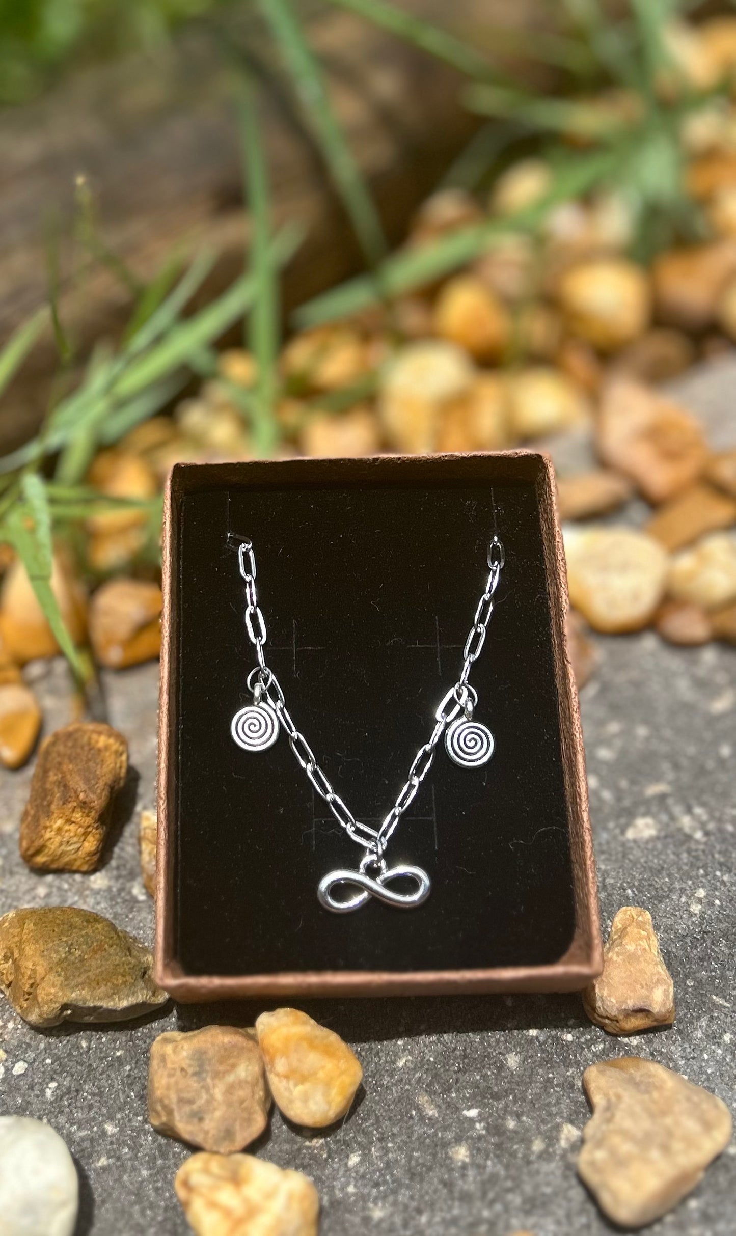 Infinity Swirls Anklet