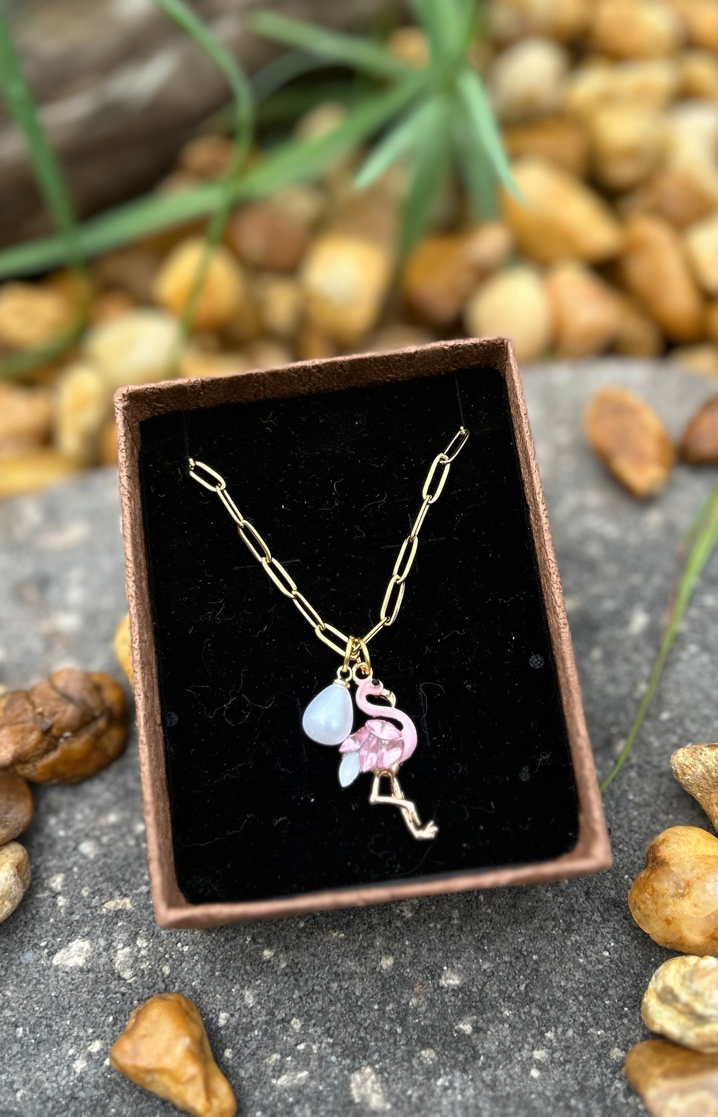 Flamingo Bling Necklace