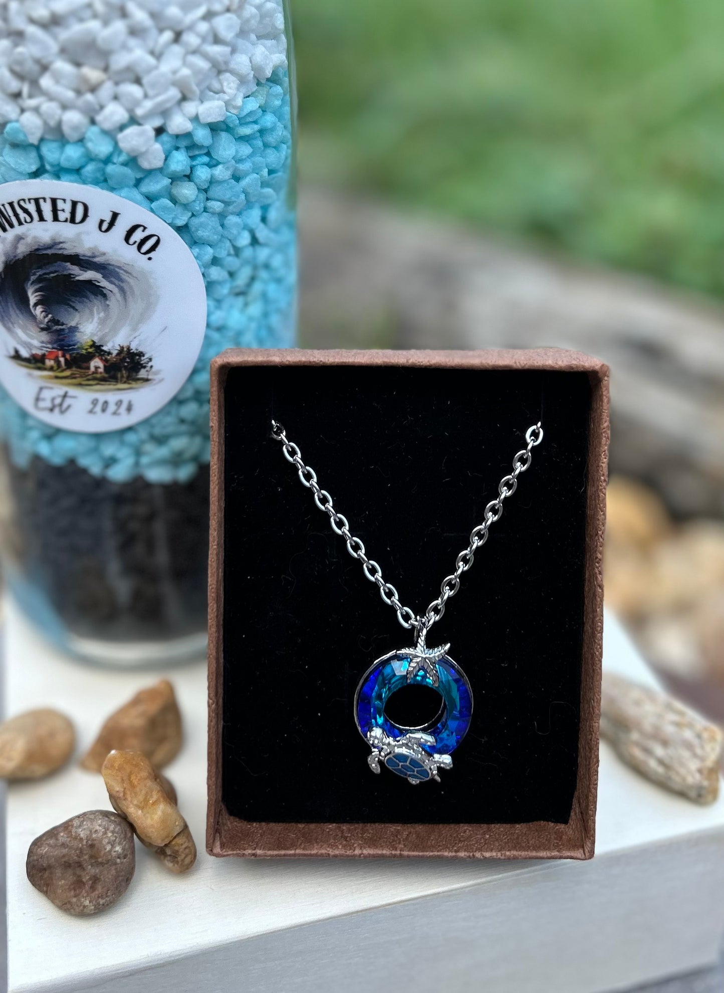 Turtle In The Sea Necklace
