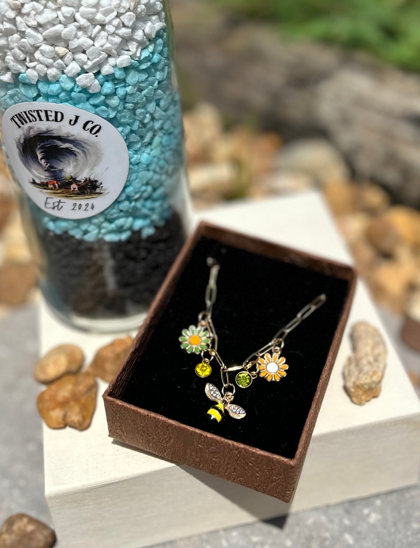 Honey Bees Anklet