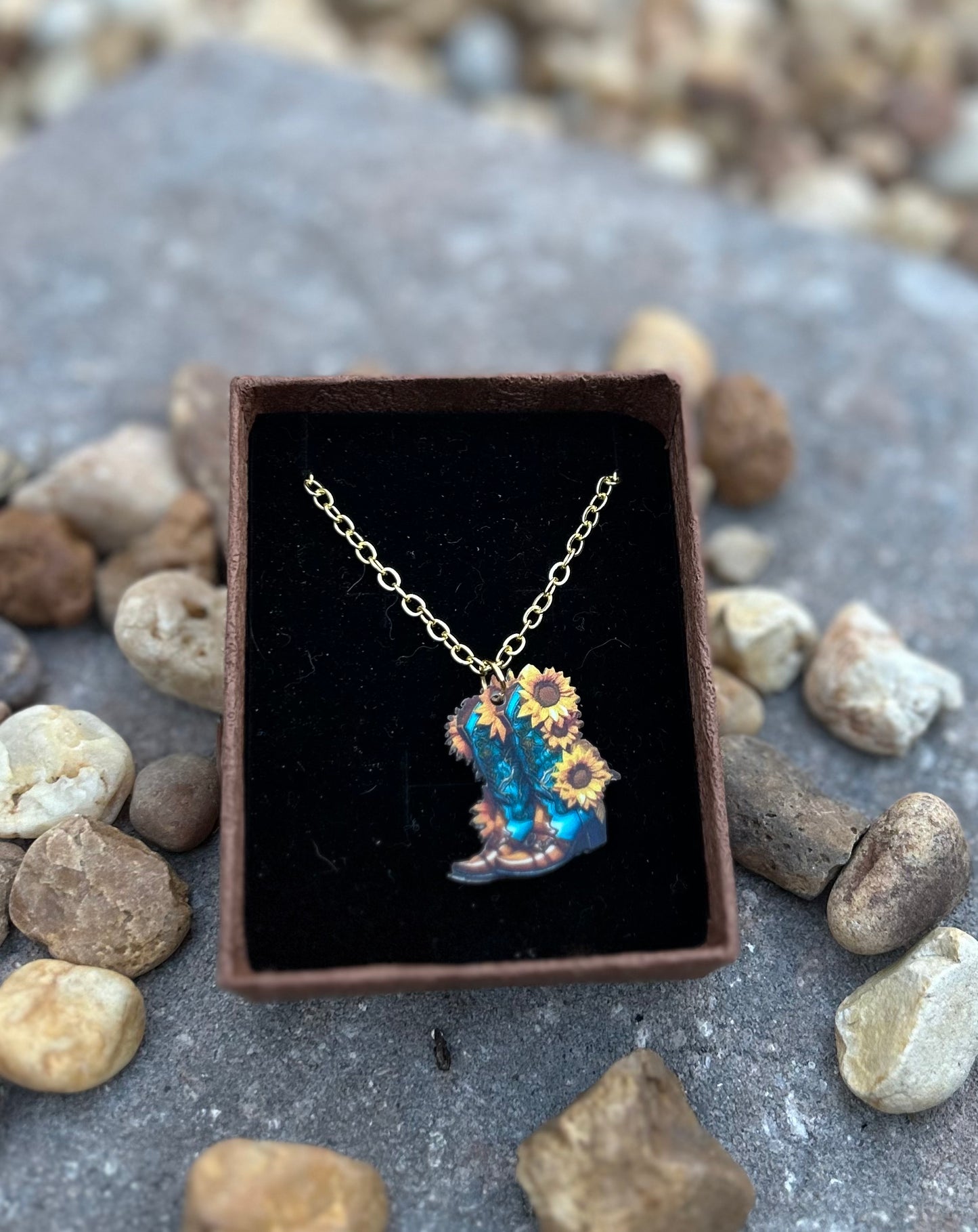 Fancy Boots Necklace